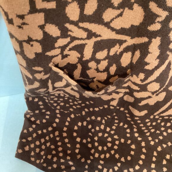 XXS & XS Floral Jacquard Cascade Front Cardigan -CLOVE  NEW ISAAC MIZRAHI LIVE! - Picture 5 of 11